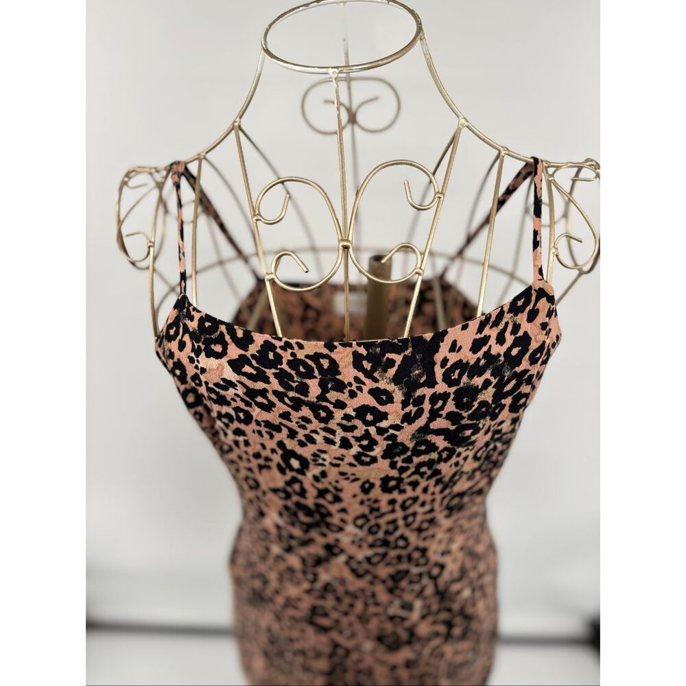 Aritzia Wilfred “Isabelle” Leopard Print Slip Dre… - image 5